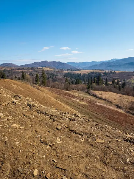 Güzel bir dağ manzarası.
