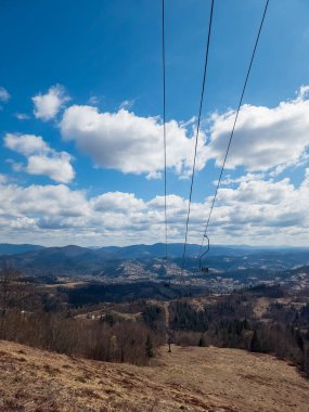 Dağların güzel manzarası