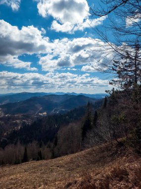 Dağın güzel manzarası