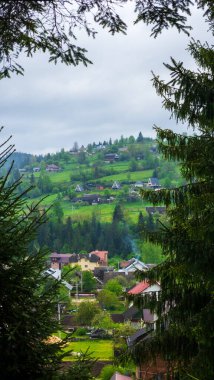 Dağların güzel manzarası