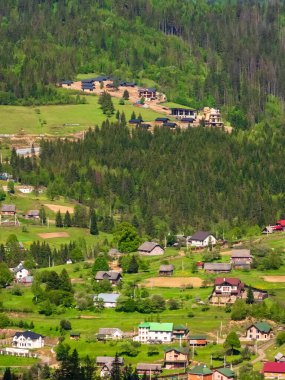 Dağların güzel manzarası