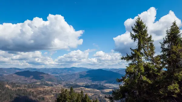 Karpat Dağlarının güzel manzarası