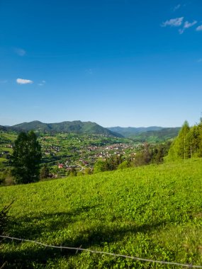 Yazın güzel dağ manzarası