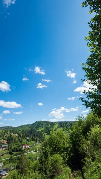 Kostroma köyünün köyünün manzarası.