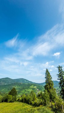 Dağlı güzel bir manzara.