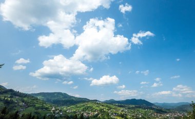 Dağların güzel manzarası