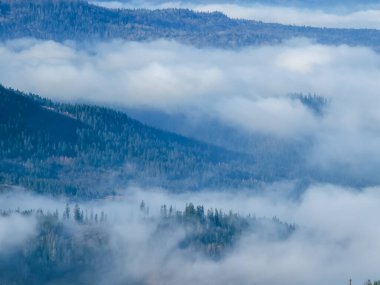 Dağların güzel manzarası