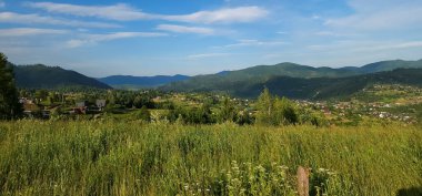 Dağların güzel manzarası