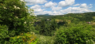 Dağların güzel manzarası