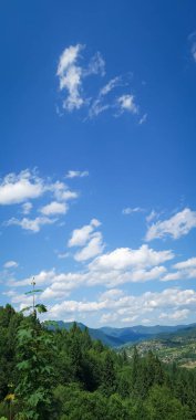 Dağların güzel manzarası