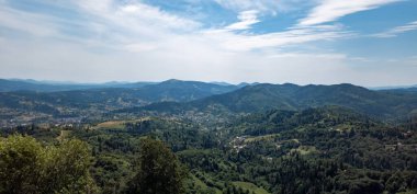 beautiful view from the top of the hill