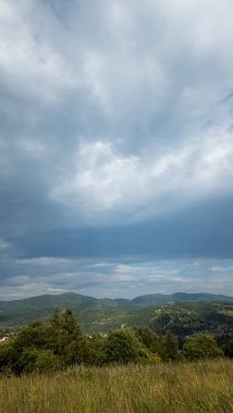 Dağların güzel manzarası