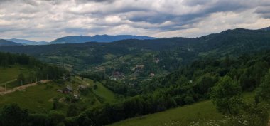 güzel manzara Karpat Dağları, Ukrayna