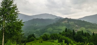 Karpat Dağları 'nın güzel manzarası
