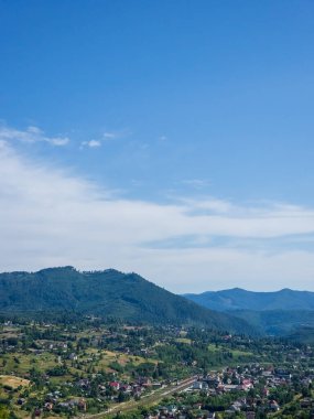 Dağların güzel manzarası