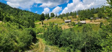 Dağların güzel manzarası