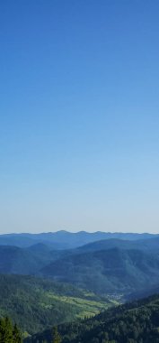 Dağların güzel manzarası