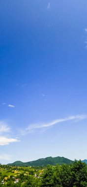 Dağların güzel manzarası