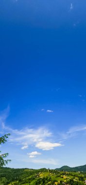 Dağların güzel manzarası