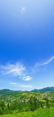 Dağların güzel manzarası