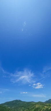 Dağların güzel manzarası