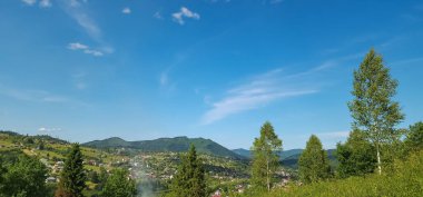 Barselona şehrinin manzarası