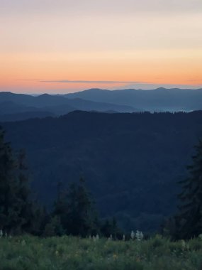 Sunrise Karpat Dağları