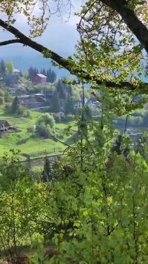 Dağların güzel manzarası