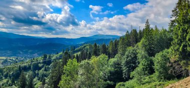 güzel dağ manzarası, doğa arka planı