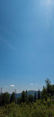 Dağların güzel manzarası