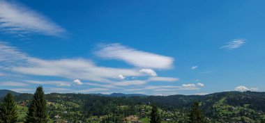 Karpat Dağları'nın görünümü