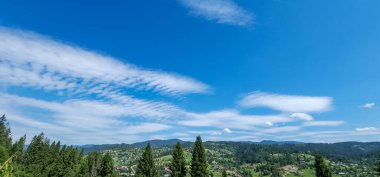 Dağların güzel manzarası