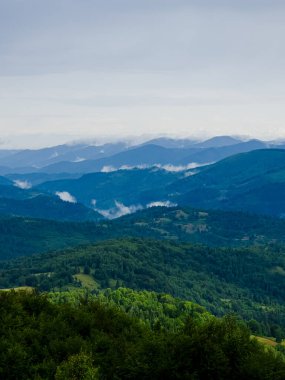Dağların güzel manzarası