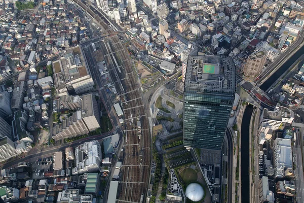 Панорамный Вид Воздуха Токио Япония Вид Город Сверху — стоковое фото