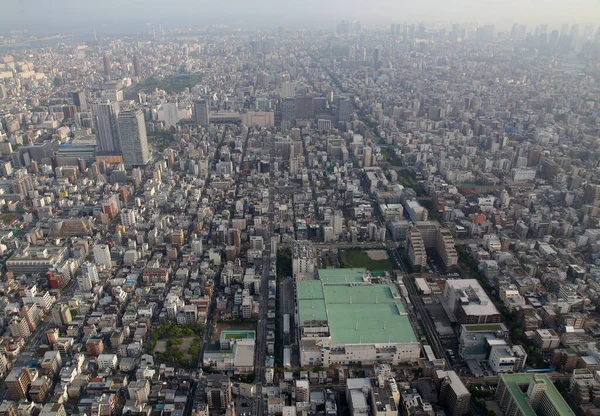 stock image Panoramic aerial view of Tokyo, Japan. Tokyo urban city view from above. 