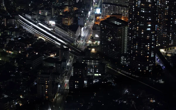 Vista Aérea Panorámica Tokio Japón Vista Urbana Tokio Desde Arriba —  Fotos de Stock