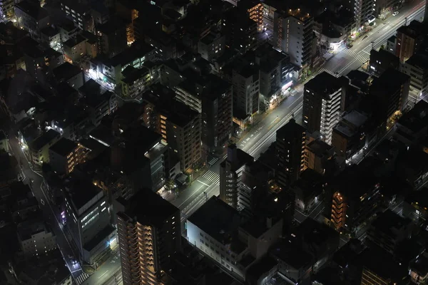 Panoramatický Letecký Pohled Tokio Japonsko Pohled Město Tokia Shora — Stock fotografie
