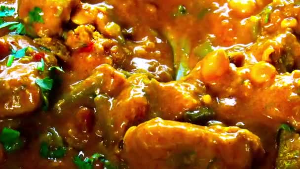 Shot Freshly Prepared Fish Dhokla Fish Dhokra Indian Dish Similar — Stockvideo