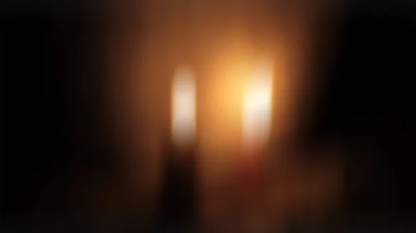 Свічка Темній Обстановці — стокове фото