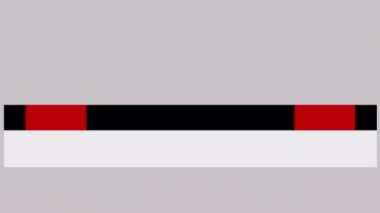 Kırmızı beyaz ve siyah renkli kare şekilli alt üçüncü tasarım animasyon alfa kanalına girip çıkıyor. 4K UHD unvan eylem paketi. TV & Yayını için ideal