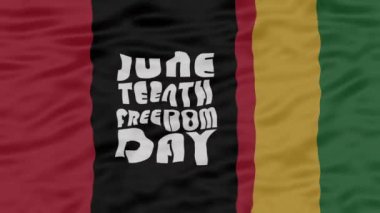 Haziran renkleri - HD - 30 fps - Bağımsızlık Günün kutlu olsun. Özgürlük. Afrika bayrağında özgürlük. Dünyadaki özgürlük için. Haziran 'da tatil. Özgürlük. Özgürlük kavramı, özgürlük.