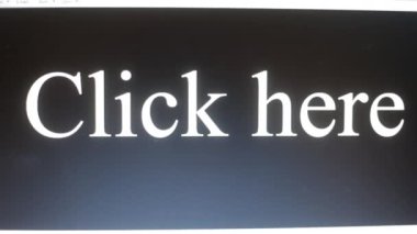  Beyaz arkaplan ile siyah ekrana tıklayın