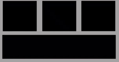 Canlandırılmış resim yer tutucu - Izgara silme efekti - 4k.