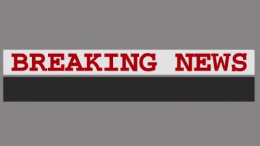 Flaş haber, basit bir üçüncü haber kanalı televizyon girişi. Dijital stüdyo varlık geçmişini örtüyor. Futuristik haber medyası canlı yayın başlığı. Yatay dünya haberleri bg.