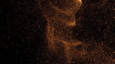 Çok renkli Parlayan Parçacıklar. Parıldayan Parıltı Efekti