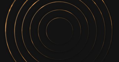 Lüks Altın Geometrik Şekiller Arkaplanı. Sunumlar için zarif soyut tasarım ve Parlak Metalik Efektler ve Modern Estetik Efektlerle Yaratıcı Projeler