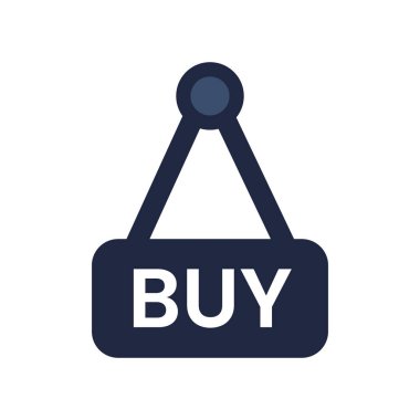 blue and white isolate business financail flat icon elements vector 