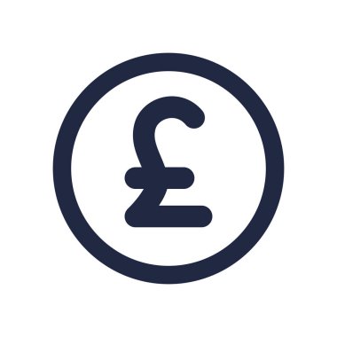 blue and white isolate business financail flat icon elements vector 