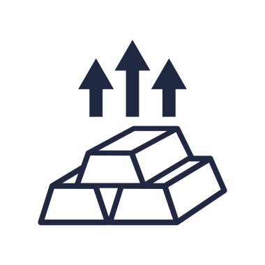 blue and white isolate business financail flat icon elements vector 