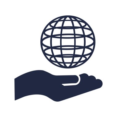 blue and white isolate business financail flat icon elements vector 